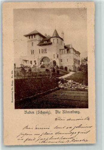 Baden 1903 Die Römerburg