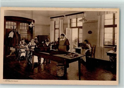 Marburg 1918 Nähzimmer - Diakonissenhaus "Hebron"