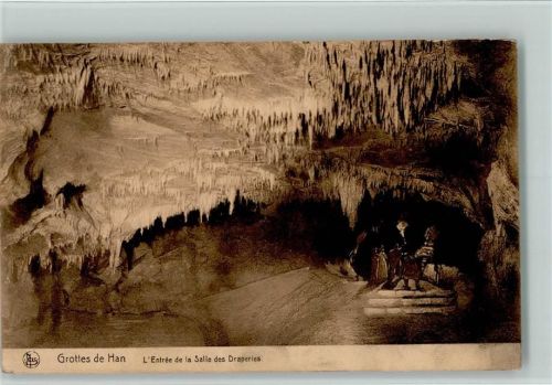 Han-sur-Lesse Grottes de Han L'Entrée de la Salle des Draperies