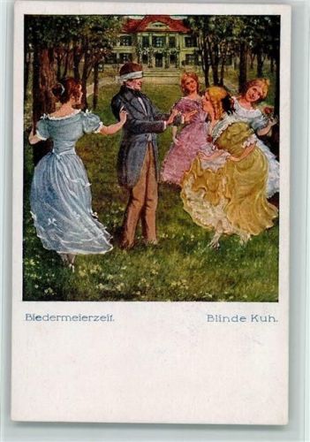 Biedermeierzeit - Blinde Kuh - Kinderspeile für Erwachsene