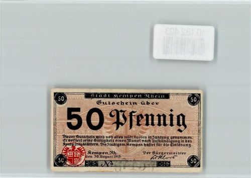 Kempen Notgeld