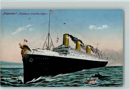 1912 Hamburg-Amerika Linie AK
