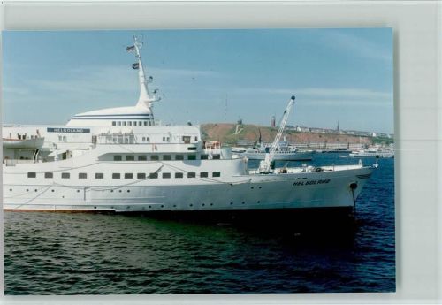 Helgoland Reede Schiff Helgoland