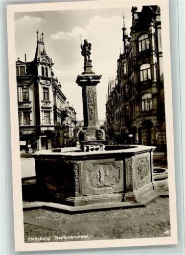 Flensburg Neptunbrunnen