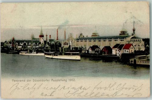 Düsseldorf 1902 Panorama 1902 Lichtdruck Knackstedt