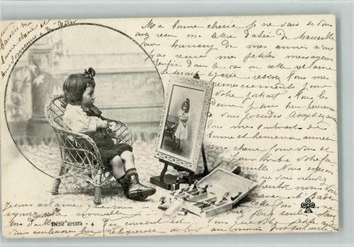 1902 Bebe artiste - AK
