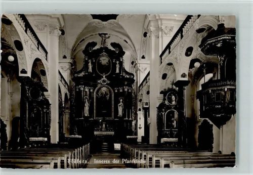 Pfäfers Inneres der Pfarrkirche