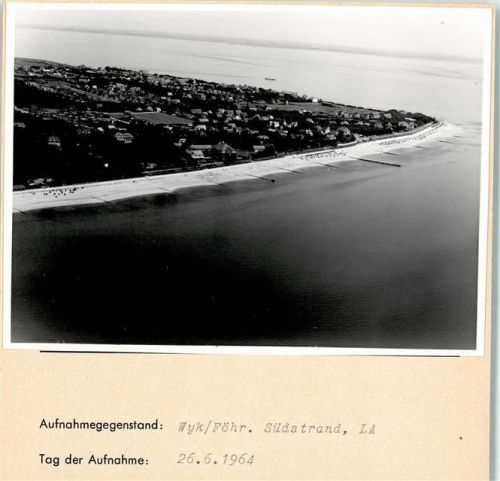 Wyk Foto montiert auf Karton