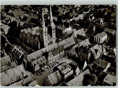 Lemgo Altstadt St. Nicolaikirche Fliegeraufnahme