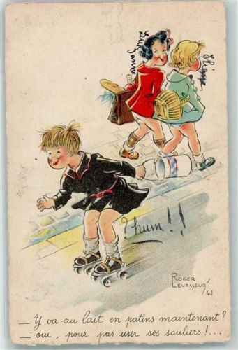 sign. Roger Levasseur 1941 Kinder