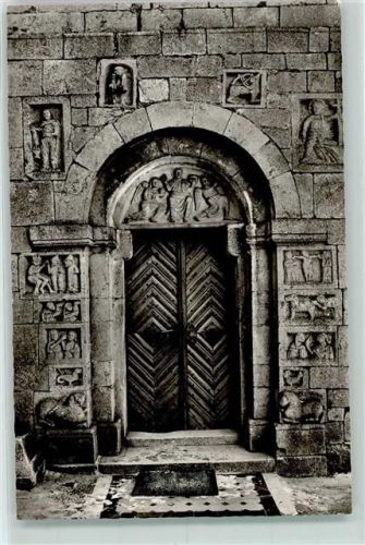Bad Gögging Berühmtes Kirchenportal an der Nordseite der Pfarrkirche