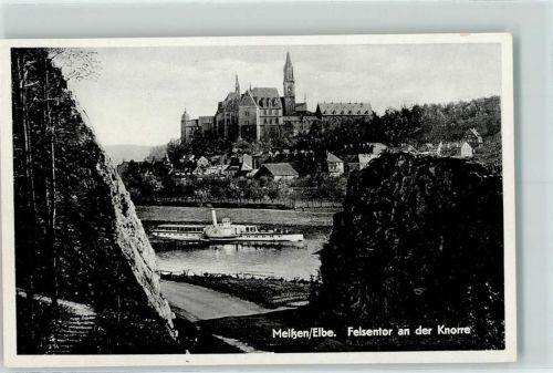 Meißen Felsentor an der Knorre