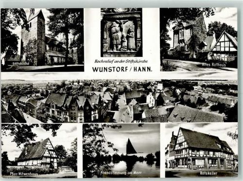 Wunstorf Stiftskirche Altes Rathaus Pfarr Witwenhaus