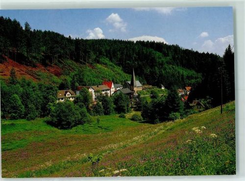 Schwarzenbach a Wald Rückseite mit Abschürfungen bzw Kleberesten