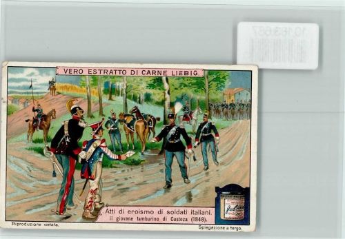 Atti di eroismo di soldati italiani anno 1848 Sammelbild Liebig