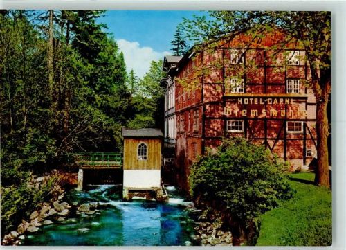 Bad Malente-Gremsmühlen Rückseite mit Abschürfungen bzw Kleberesten Hotel Gremsmühle