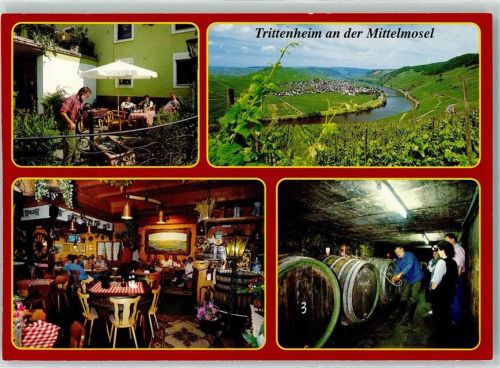 Trittenheim Weinhaus Gästehaus Weinberge Weinfässer