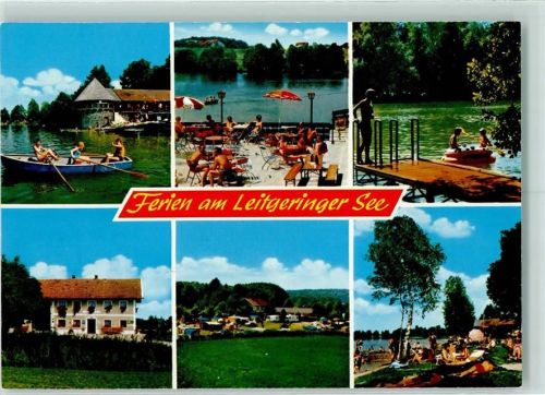 Leitgering Leitgeringer See Ruderboot Badesteg