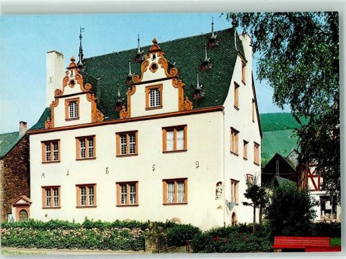 Bruttig Rückseite mit Abschürfungen bzw Kleberesten Schunksche Haus