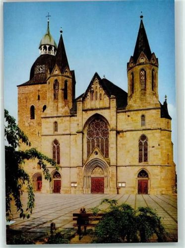 Damme Pfarrkirche St. Viktor Rückseite mit Abschürfungen bzw Kleberesten