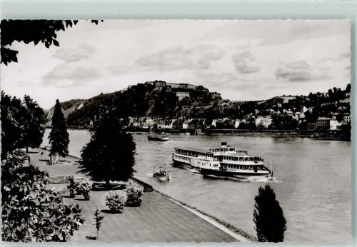 Koblenz Rheinpromenade Festung Ehrenbreitstein