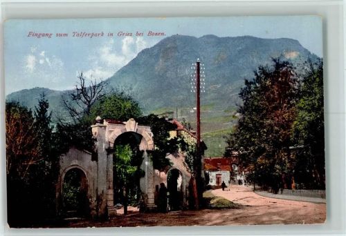 Bozen Gries Eingang zum Talferpark