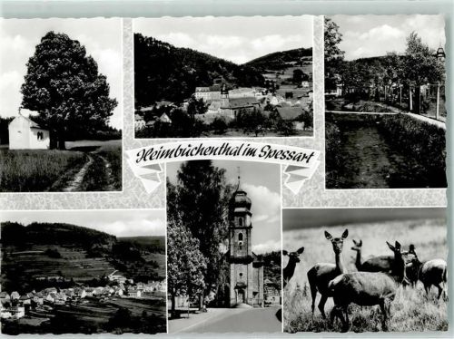 Heimbuchenthal Rückseite mit Abschürfungen bzw Kleberesten