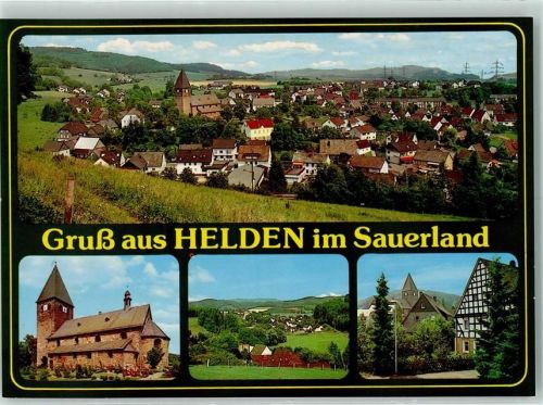 Helden Rückseite mit Abschürfungen bzw Kleberesten