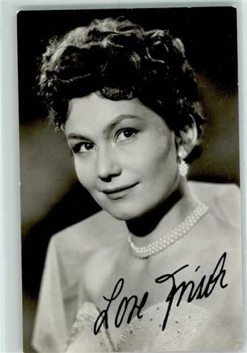 Lore Frisch VEB Progress Starfoto Originalautogramm