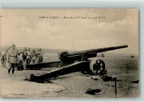 WKI Camp de Mailly - Kanone