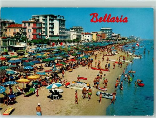 Bellaria Igea Marina Alberghi e spiaggia Hotels und Strand
