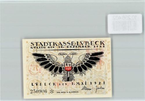 Lübeck Notgeld 50 Pfennig