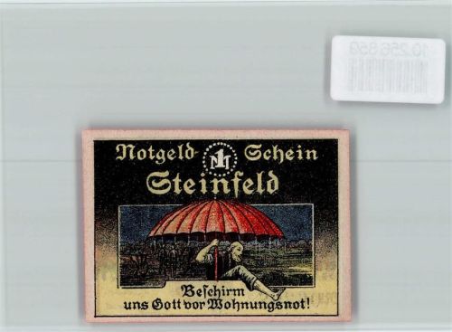 Steinfeld Notgeld 1 Mark