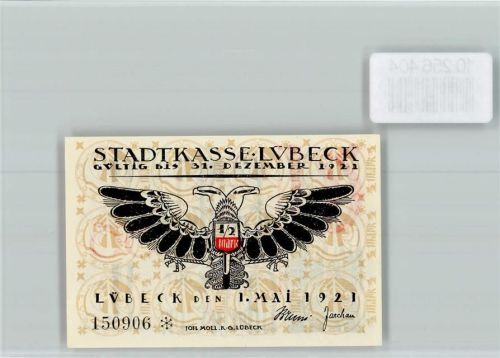 Lübeck Notgeld 50 Pfennig