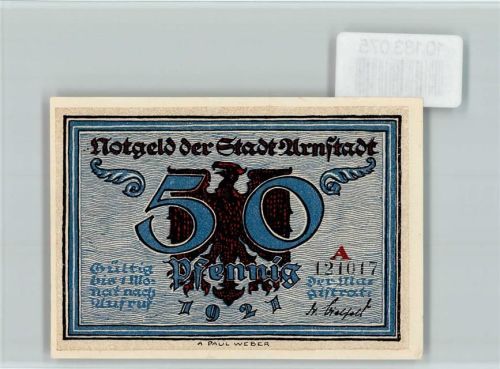 Arnstadt Notgeld Reichstag