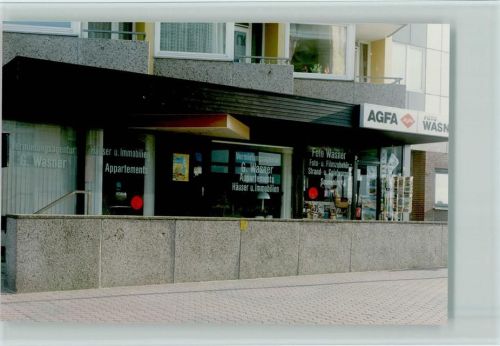 Borkum Läden Bismarckstrasse Foto Wasner Vermietungsagentur G. Wasner