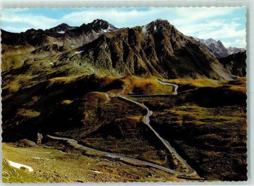 Sölden Timmelsjoch Hochalpenstraße Die letzte Kehre vor dem Joch
