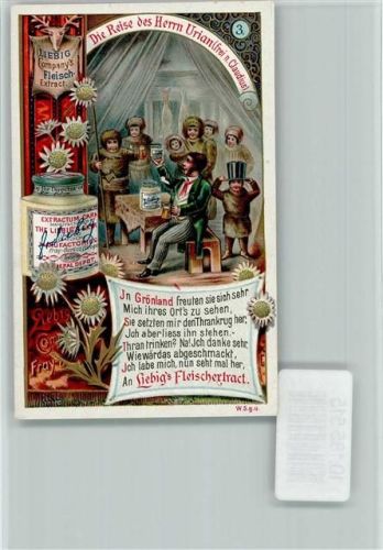 Die Reise des Herrn Urian Nr. 3 , Grönland, Sammelbild Liebig