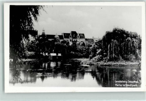 Landsberg a.d. Warthe Partie im Stadtpark