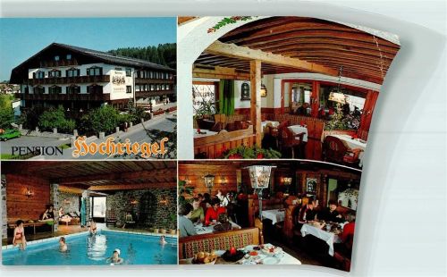 Klingenbrunn Pension Hochriegel Schwimmbad Rückseite mit Abschürfungen bzw Kleberesten