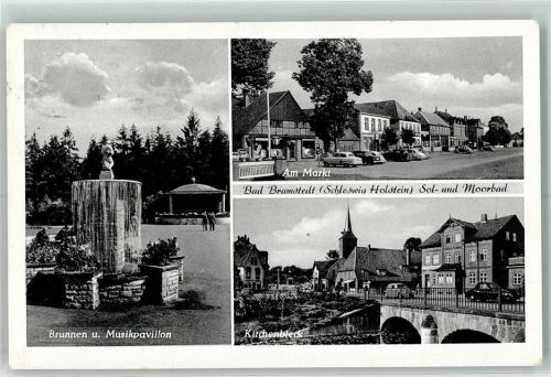 Bad Bramstedt Brunnen Musikpavillon Am Markt Krichenbleck