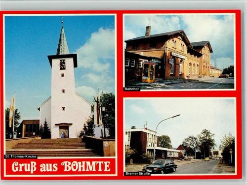 Bohmte St. Thomas-Kirche Bahnhof Bremer Straße