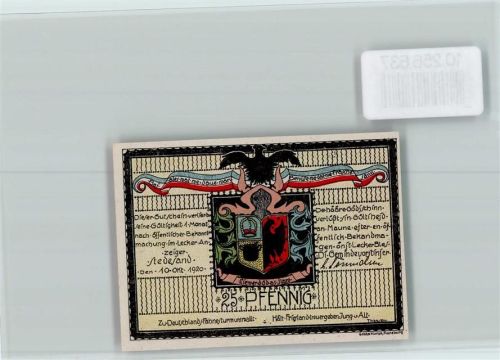 25920 W2263 Stedesand - Notgeld 25 Pfennig