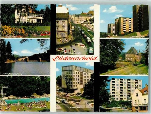 Lüdenscheid Parkhaus Fürwiggetalsperre Schwimmbad Knapperstraße Rathaus Am Wehberg Schloß Neuenhof Jahnstraße