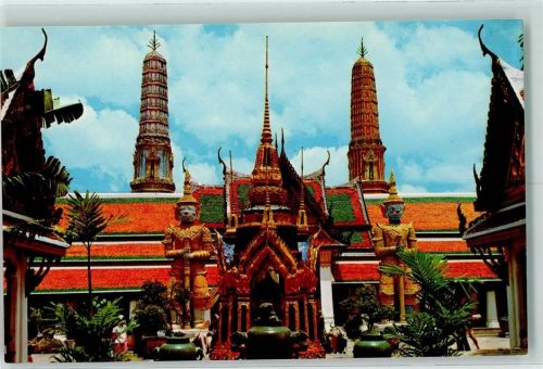 Bangkok Inside the grounds of Wat Phra Keo Emerald Buddha Temple