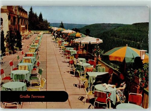 Bad Wildbad Sommerberghotel Wildbad Große Terrasse Bes. Fam. Bätzner
