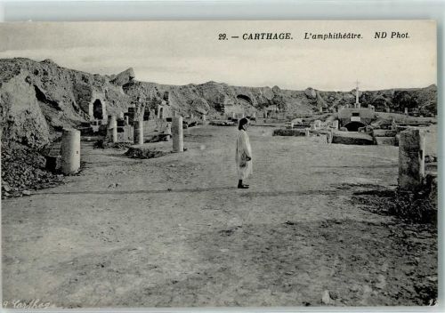 Karthago 1910 L`Amphitheater AK