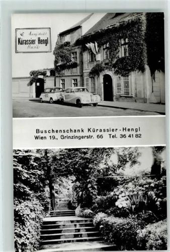 Wien 1966 Buschenschank Kürassier-Hengl