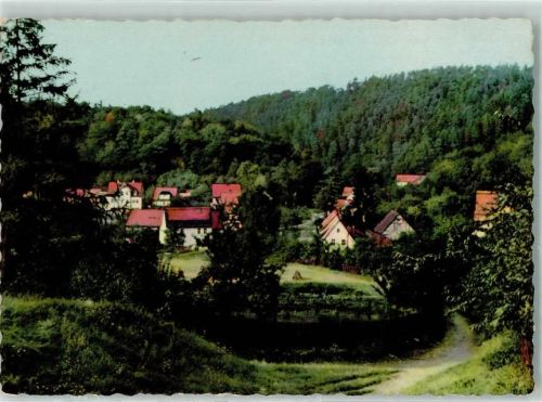 Rastenberg Mühltal Rückseite mit Abschürfungen bzw Kleberesten