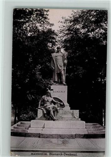 Mannheim 1908 Bismarck-Denkmal